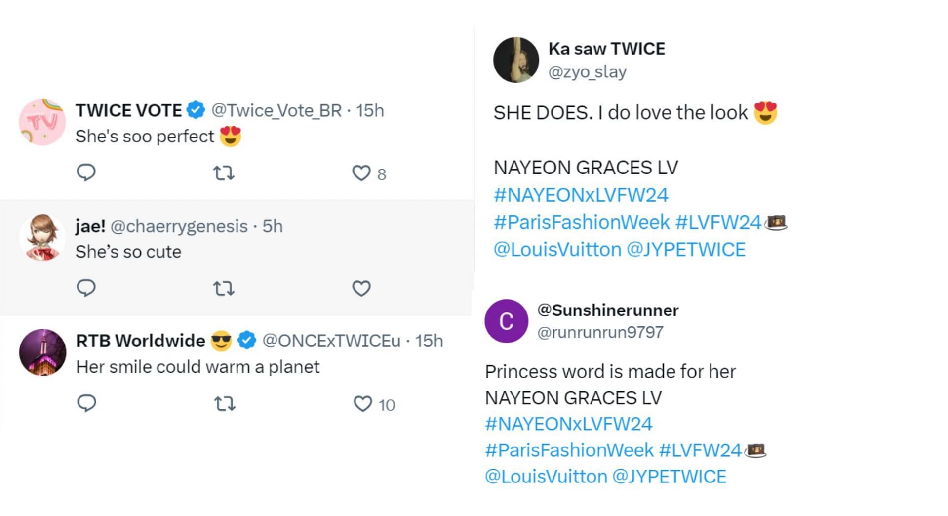 Fans react to Nayeon's visuals (Image via SportsKeeda)